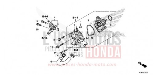 WATER PUMP SH150D de 2013